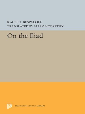 cover image of On the Iliad